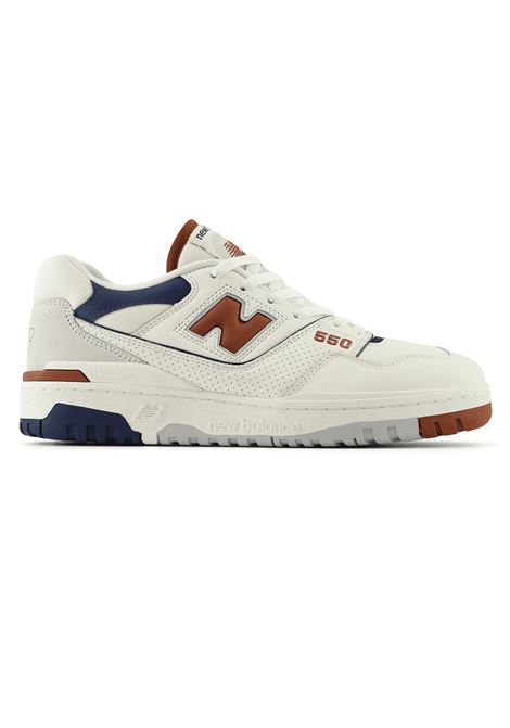 Scarpe New Balance 550 Bianco Bordeaux Unisex NEW BALANCE | Sneakers | BB550-ESG